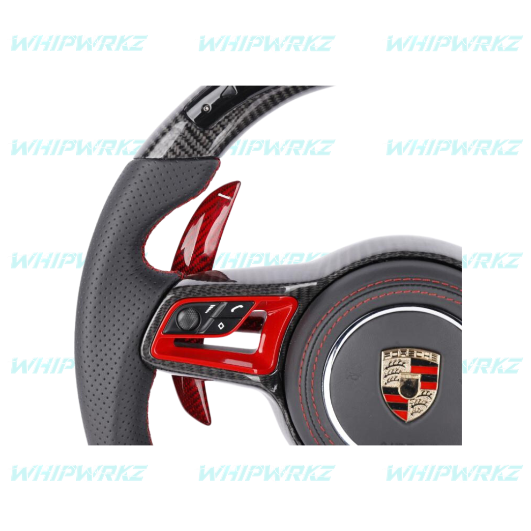 Porsche 2015+ Custom Steering Wheel | WHIPWRKZ CREATE