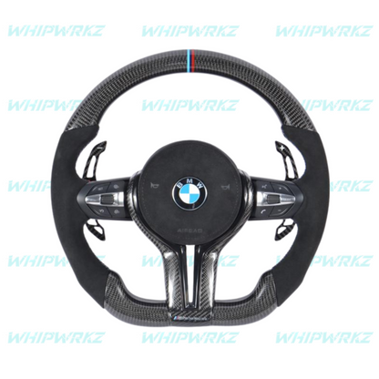 BMW F Series 2015+ Black Carbon Racing Paddle Shifters (Cut-Out)