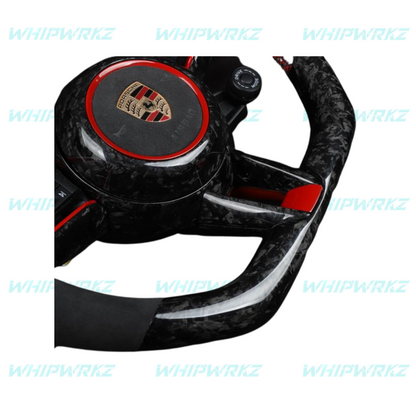 Porsche 2015+ Custom Steering Wheel | WHIPWRKZ CREATE