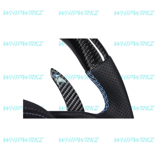 Audi B8.5 8V 2013-2016 Black Carbon Paddle Shifters (Bold)