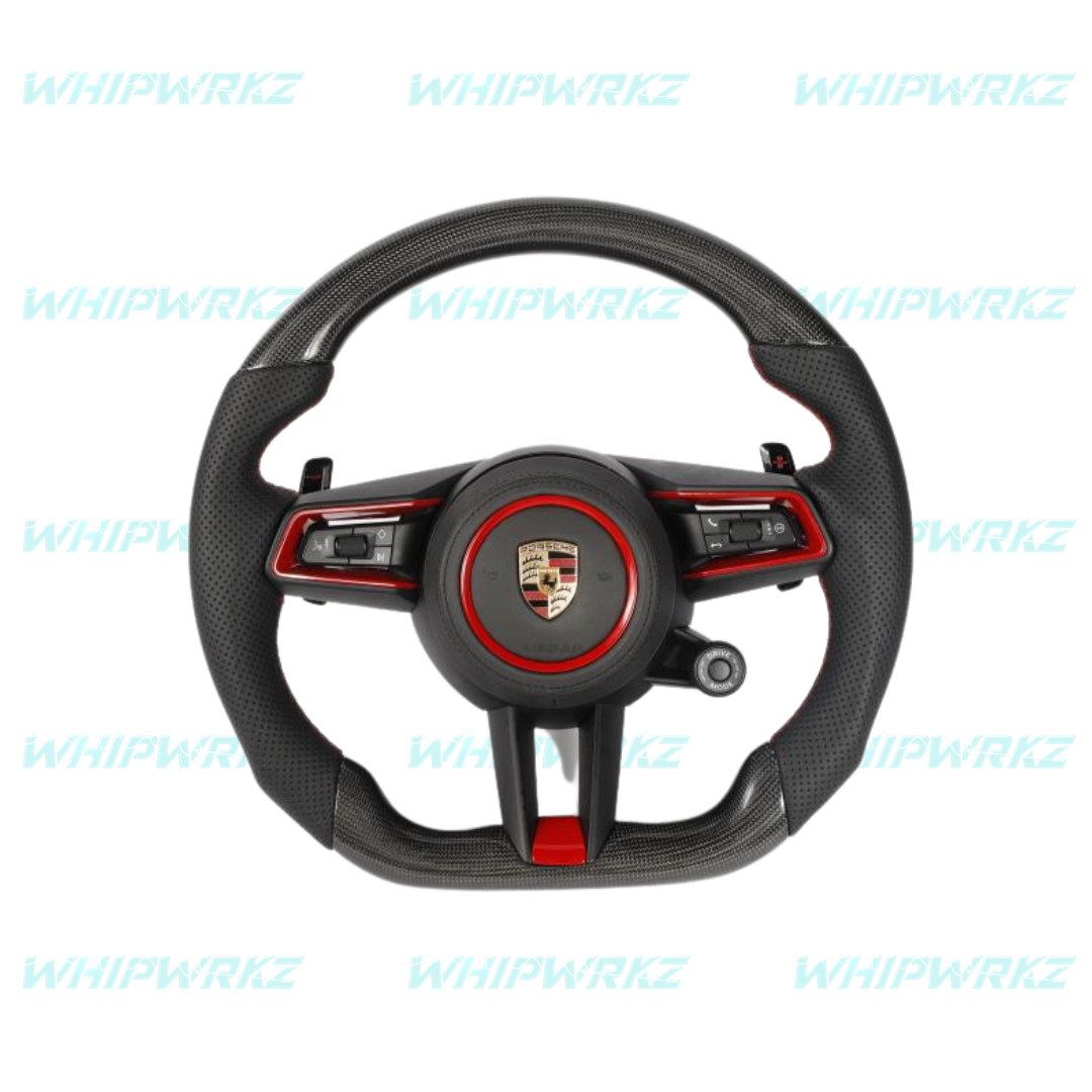 Porsche 2015+ Custom Steering Wheel | WHIPWRKZ CREATE