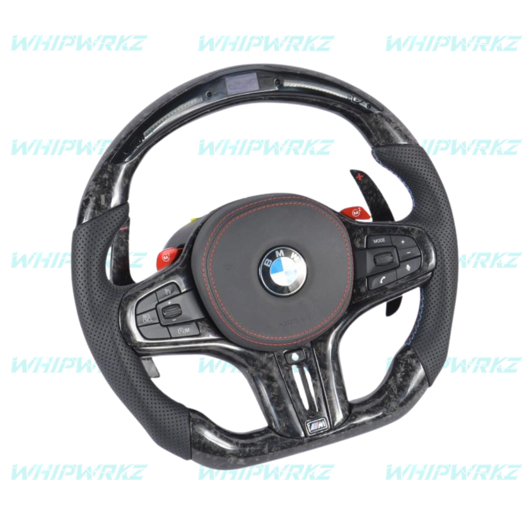 BMW G Series 2016-2023 Forged Carbon Competition Style Carbon Paddle Shifters (Bold)