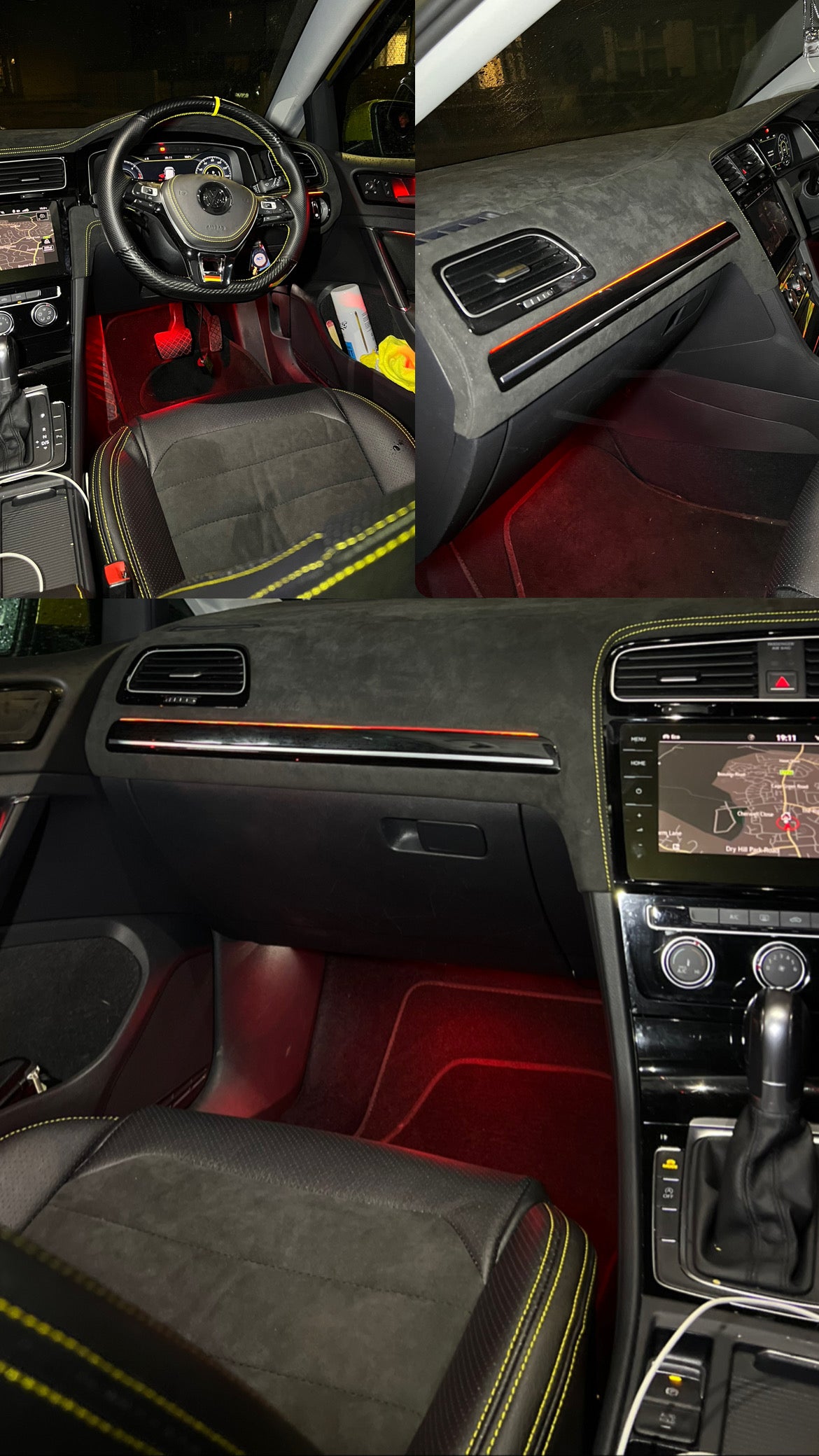 Volkswagen VW Alcantara Dashboard Restyle | WHIPWRKZ CREATE