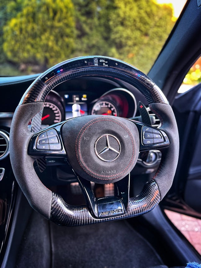 Mercedes-Benz AMG 2015+ Custom Steering Wheel | WHIPWRKZ CREATE