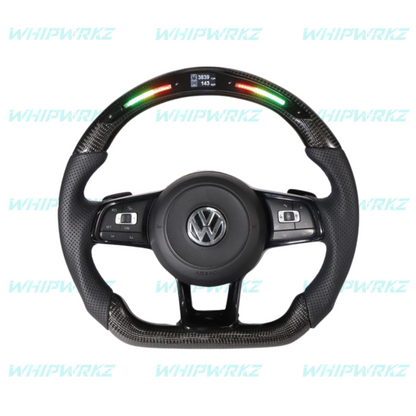 Volkswagen (VW) MK7/TIGUAN R/GTI/GTD 2013+ Custom Steering Wheel | WHIPWRKZ CREATE