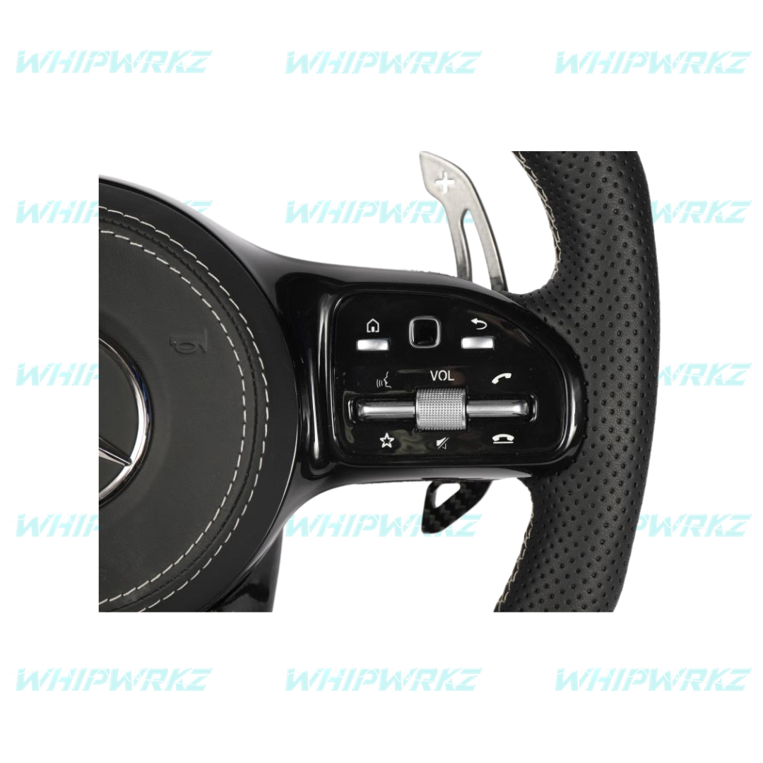 Mercedes-Benz 2018+ Black Carbon Paddle Shifters (Cut-Out)