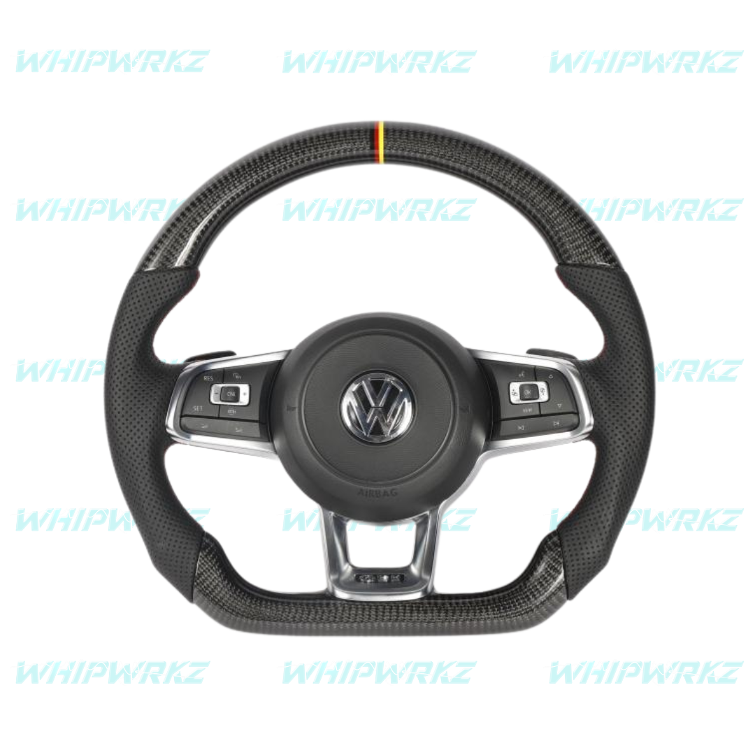 Volkswagen (VW) MK7/TIGUAN R/GTI/GTD 2013+ Custom Steering Wheel | WHIPWRKZ CREATE