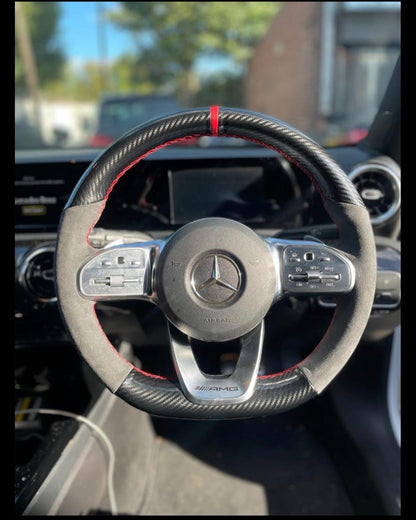 Mercedes-Benz 2018+ (non-AMG) Steering Wheel Restyle | WHIPWRKZ CREATE