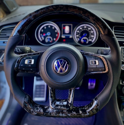 Volkswagen (VW) MK7/TIGUAN R/GTI/GTD 2013+ Custom Steering Wheel | WHIPWRKZ CREATE