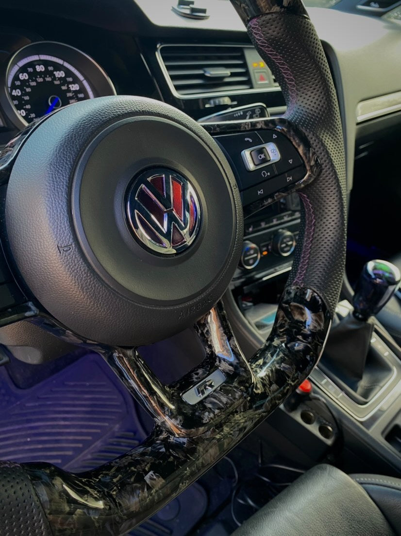 Volkswagen (VW) MK7/TIGUAN R/GTI/GTD 2013+ Custom Steering Wheel | WHIPWRKZ CREATE