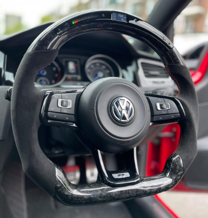 Volkswagen (VW) MK7/TIGUAN R/GTI/GTD 2013+ Custom Steering Wheel | WHIPWRKZ CREATE